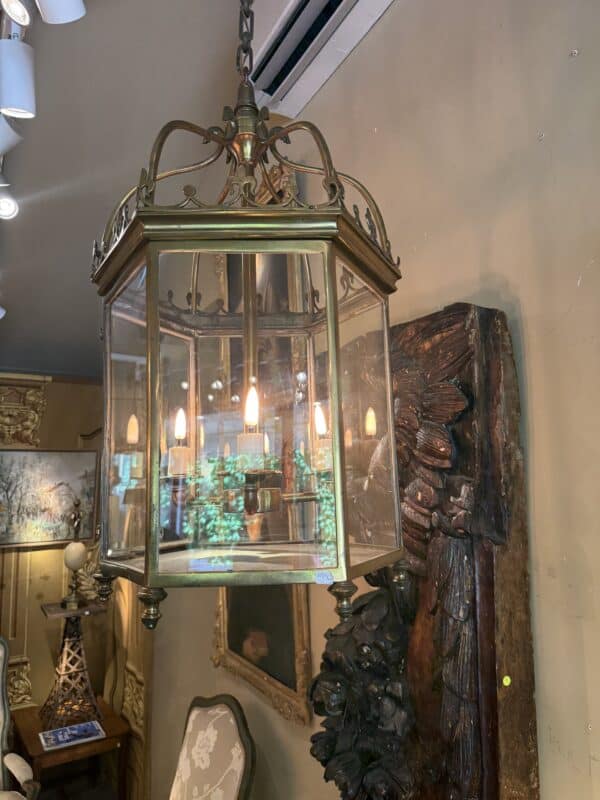Large 19th Century Brass Lantern