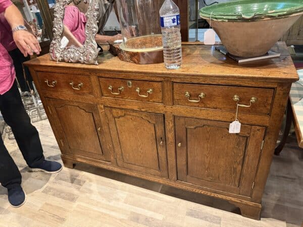 19th Century English Oak Dresserbase / Server ca. 1820