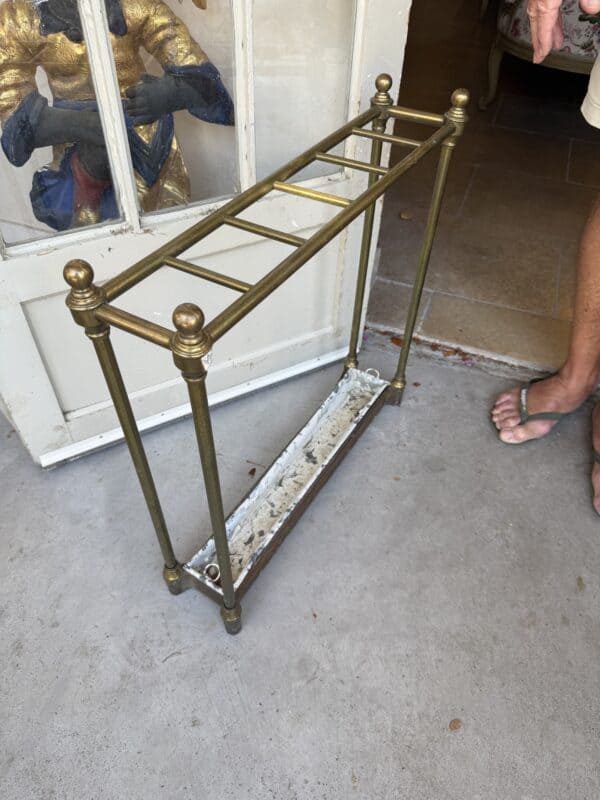 Brass Umbrella Stand France ca. 1900