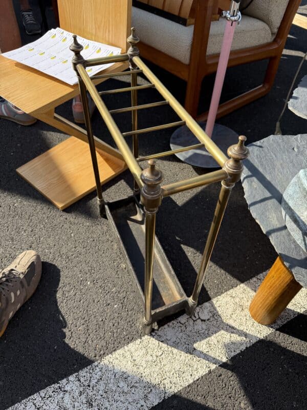 Brass Umbrella Stand, France ca. 1900