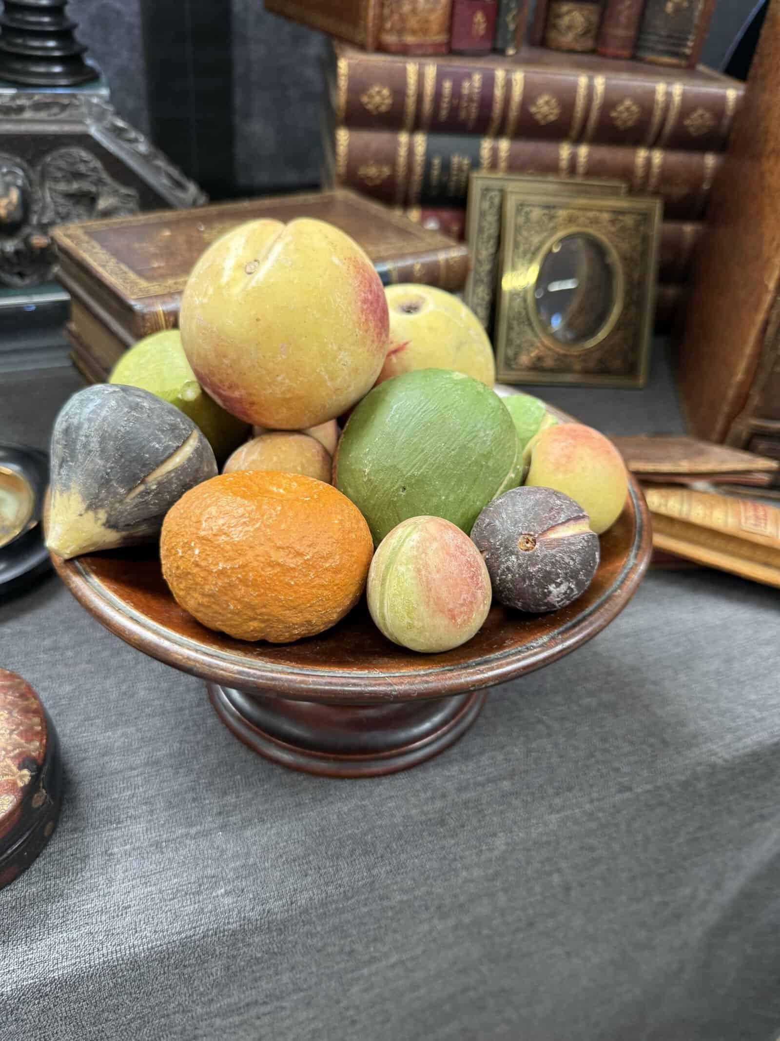 Set of 13 Marble Fruits, Italy 20th C