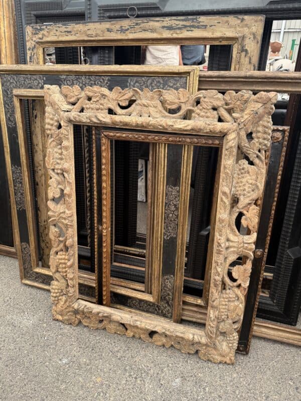 18th Century Italian Carved Pine Frame , for Mirror
