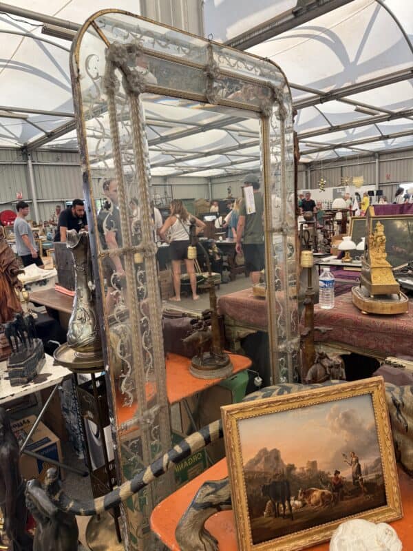19th Century Large Italian Venetian Mirror