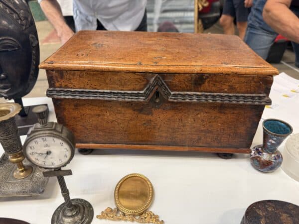 Small 18th Century French Walnut Coffer / Box