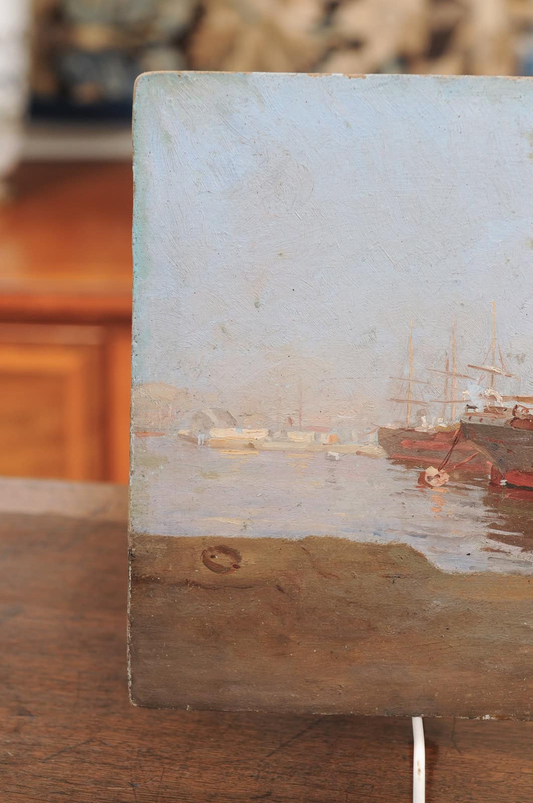 Oil on Board Seascape Painting, France - Image 5