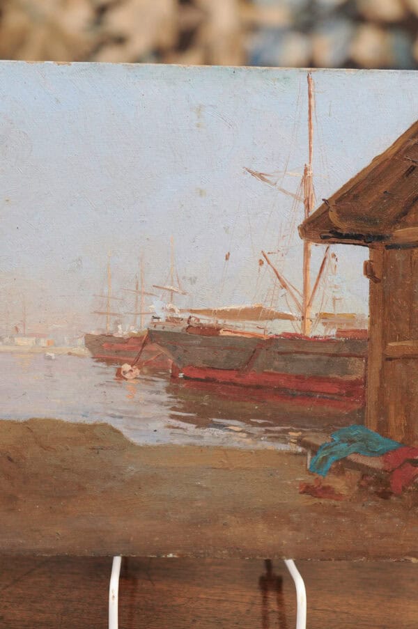 Oil on Board Seascape Painting, France - Image 6