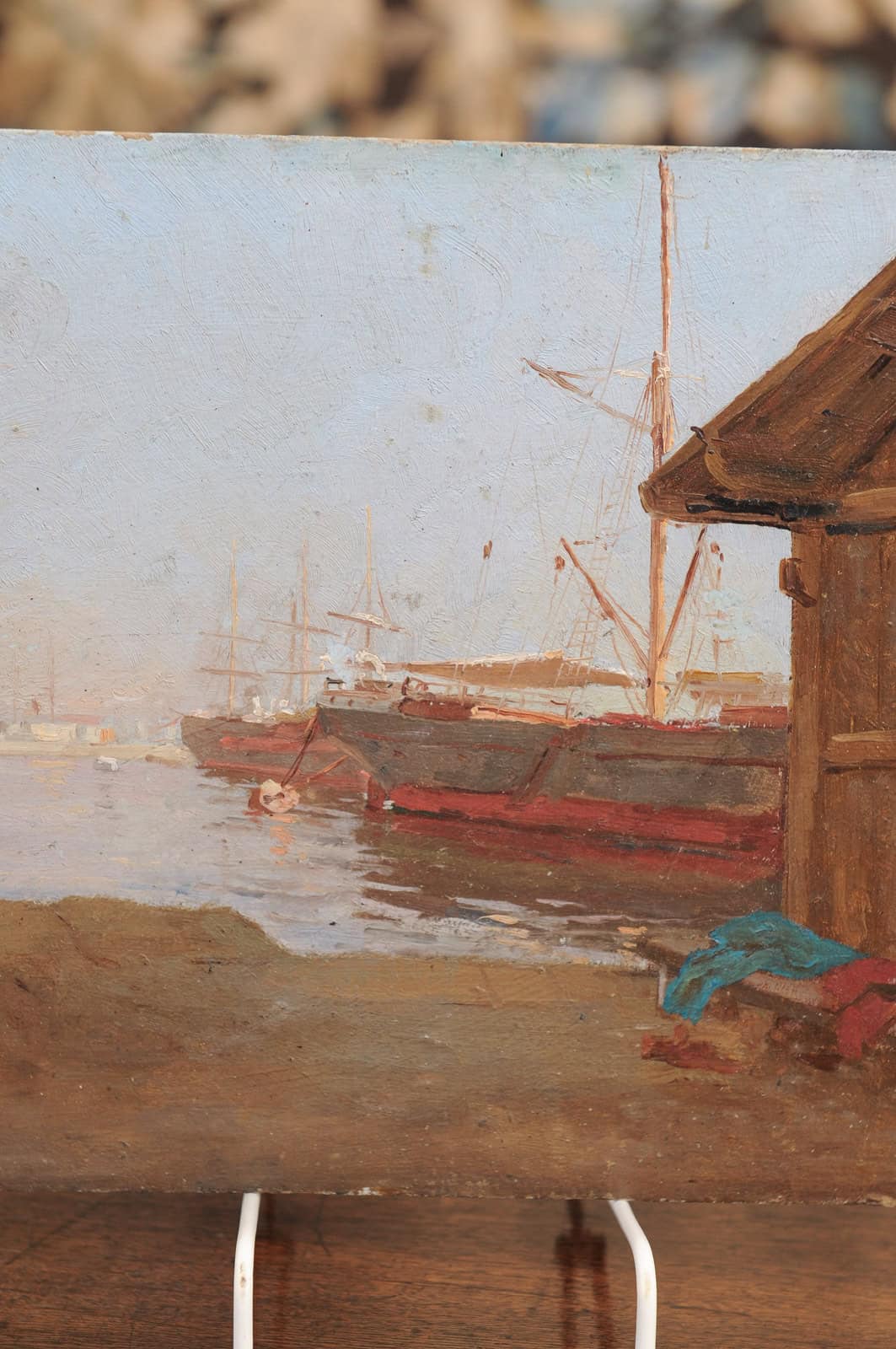 Oil on Board Seascape Painting, France - Image 6