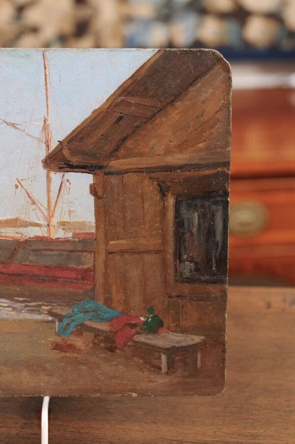 Oil on Board Seascape Painting, France - Image 7