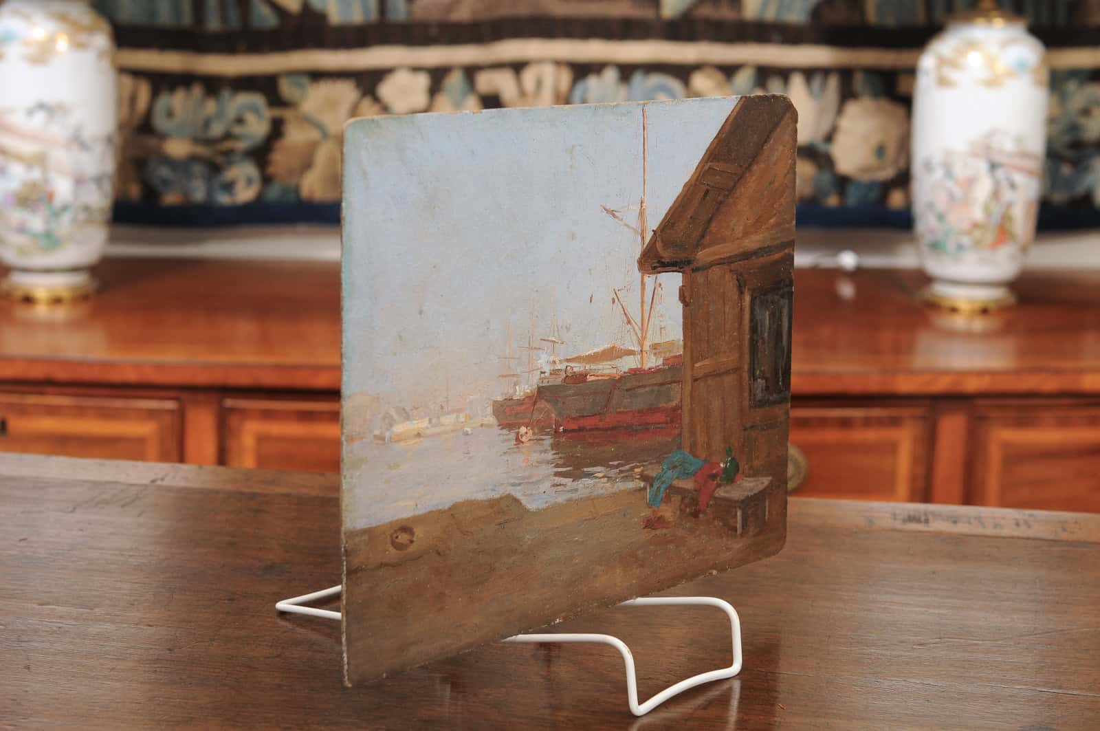 Oil on Board Seascape Painting, France - Image 9