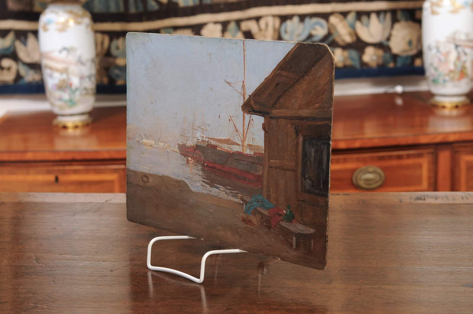Oil on Board Seascape Painting, France - Image 10
