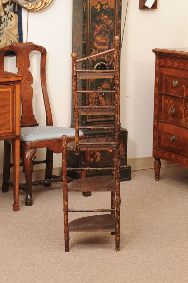 England Late 19th Century Bamboo Corner Shelf - Image 11