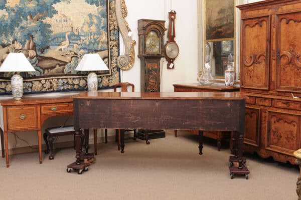 Early 19th Century George IV Mahogany Sideboard with Crossbanding and Reeded Rounded Legs - Image 11