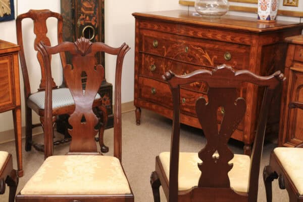 Set of 8 American Late 19th Century Mahogany Chippendale Style Dining Chairs with Ball and Claw Feet - Image 17