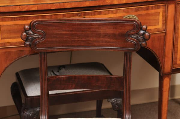 Matched Set of 9 William IV Carved Mahogany Dining Chairs with 1 Arm and 8 Sides - Image 16