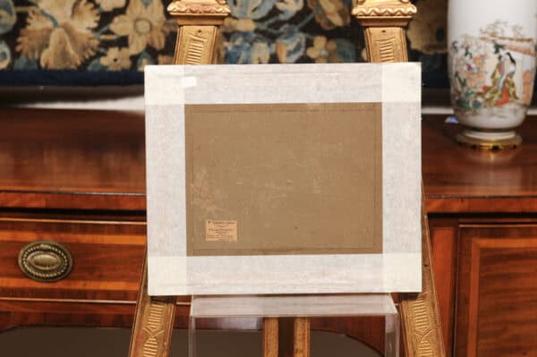 Framed 18th Century French "Desportes Style" Drawing on Paper - Image 13