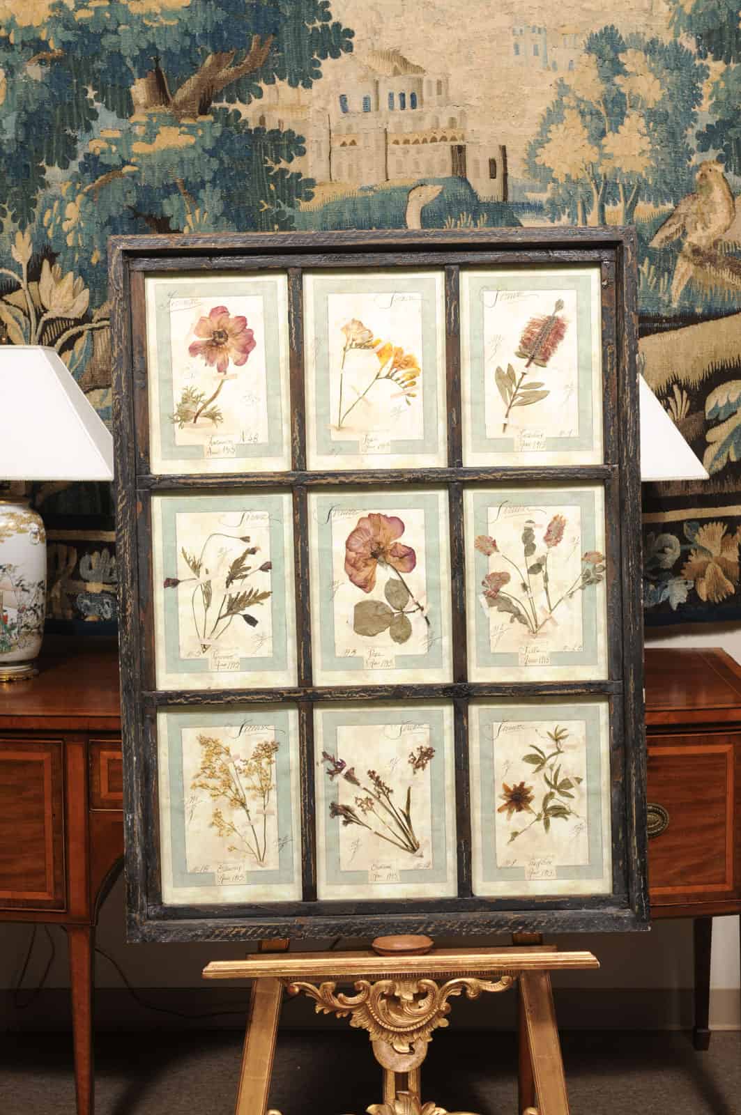 Set of 4 Large Framed French Botanical Collections. PRICED PER PAIR. - Image 3