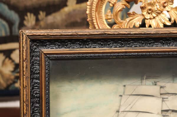Framed Boat Diorama, 19th Century - Image 7
