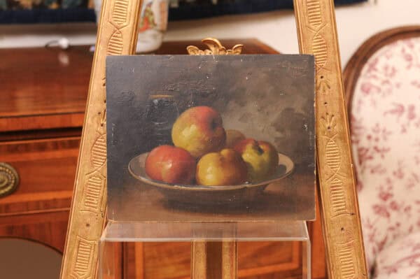 Still Life Painting, Oil on Board, France 19th Century - Image 3