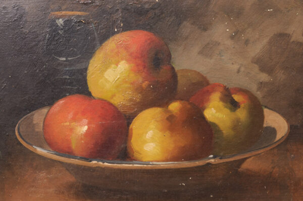 Still Life Painting, Oil on Board, France 19th Century - Image 5