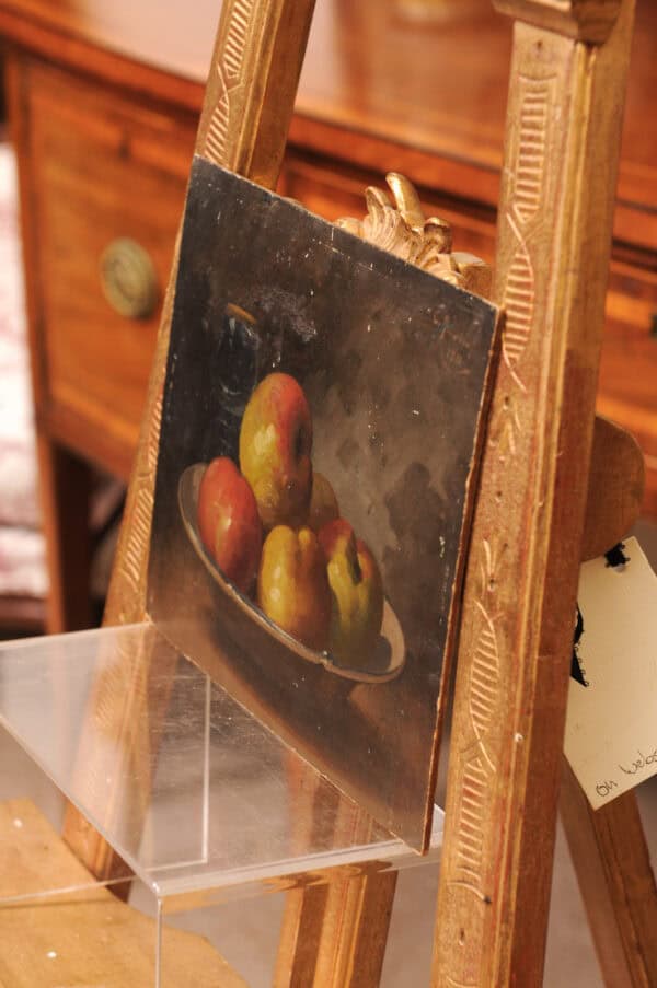 Still Life Painting, Oil on Board, France 19th Century - Image 12