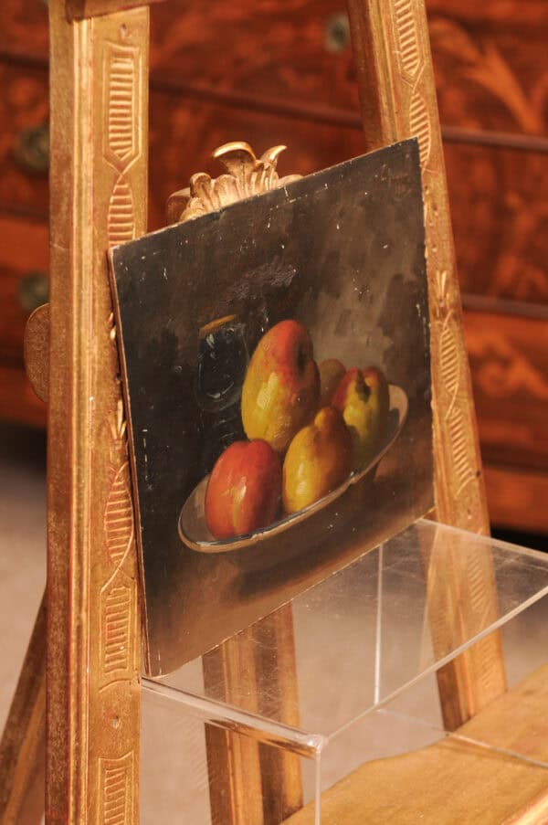 Still Life Painting, Oil on Board, France 19th Century - Image 13