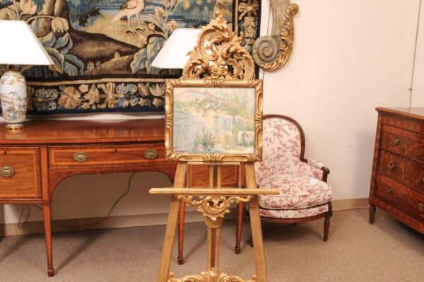 Giltwood Framed Impressionist Painting Oil on Canvas, 19th Century - Image 4