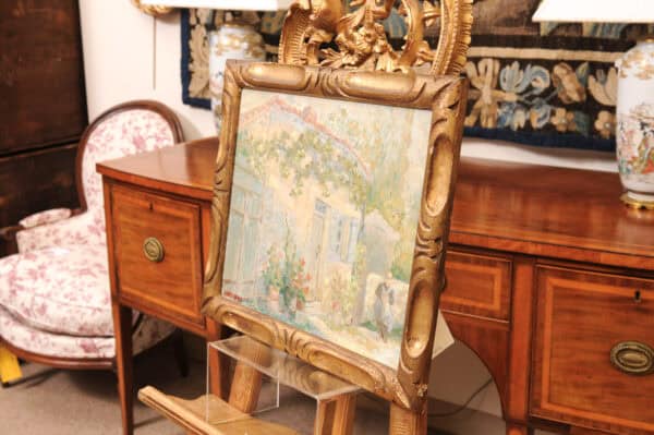 Giltwood Framed Impressionist Painting Oil on Canvas, 19th Century - Image 13