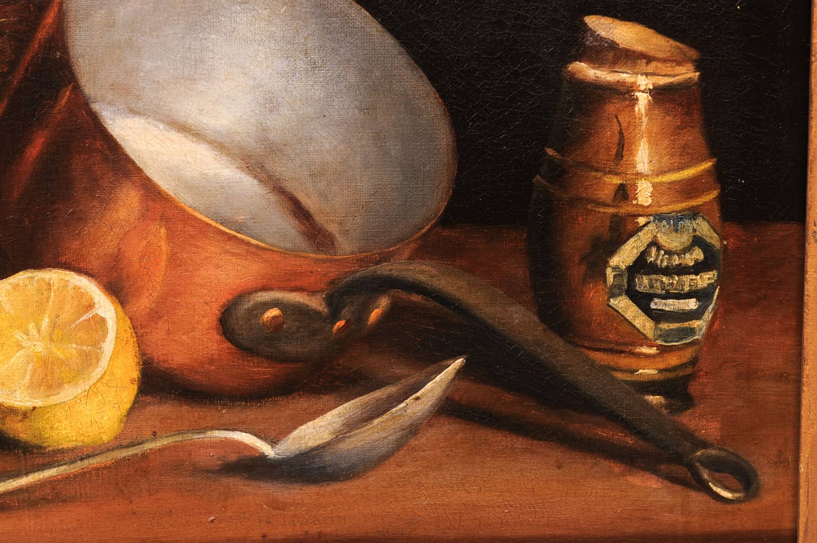 Framed 19th Century French Oil on Canvas Still Life Painting, dated 1894 - Image 10