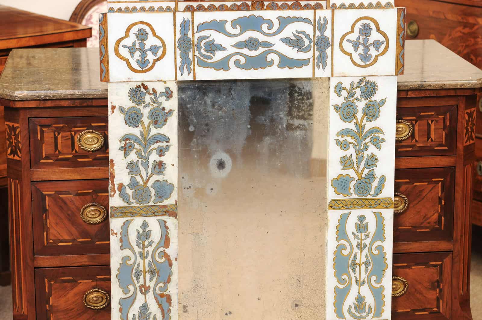 Eglomise Mirror Moroccan 20th Century - Image 5