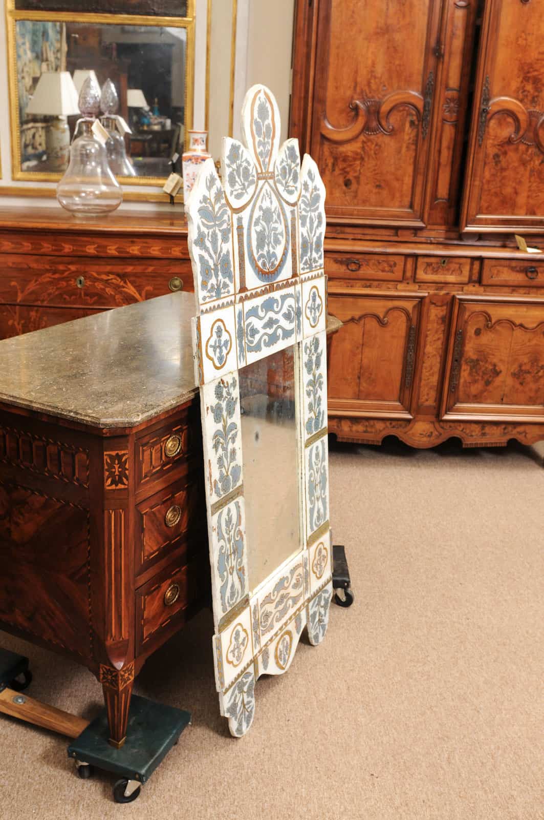Eglomise Mirror Moroccan 20th Century - Image 14