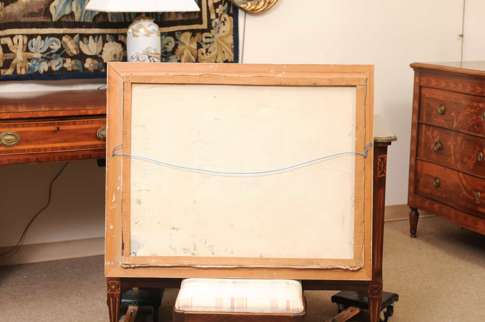 Large Framed Oil on Canvas Painted Landscape , 20th c - Image 13