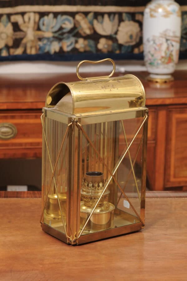 Pair of Brass Train Lanterns - Image 4