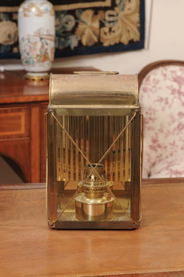 Pair of Brass Train Lanterns - Image 5