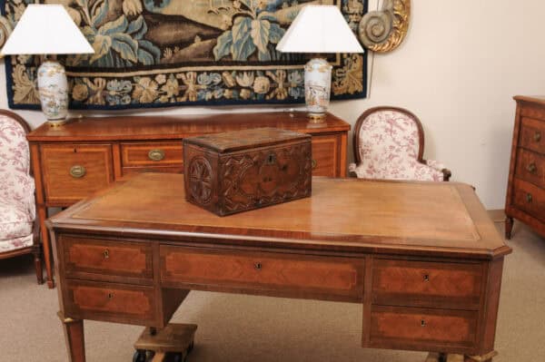 18th Century Walnut Coffer from the Swiss Alps - Image 6