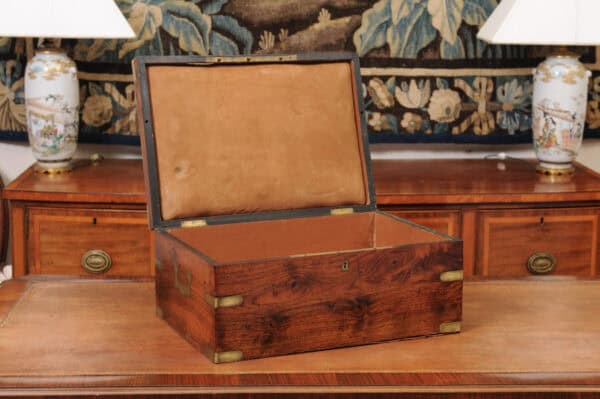 Wooden & Brass Sailor's Chest, English ca 1880 - Image 4