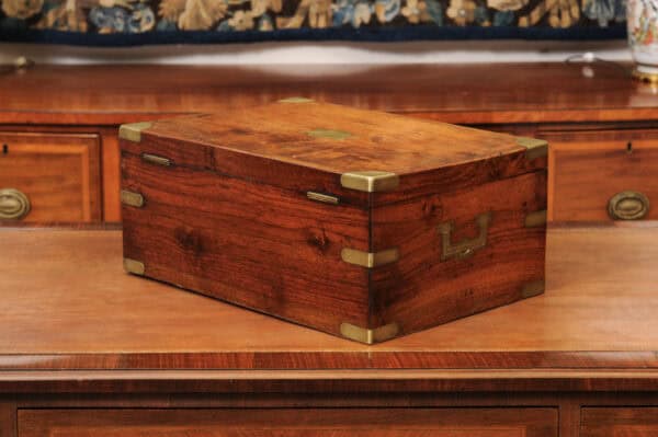 Wooden & Brass Sailor's Chest, English ca 1880 - Image 8