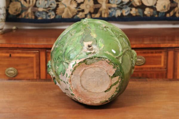 French Louis XVI Green Glazed Terracotta Samovar ca. 1800 - Image 12