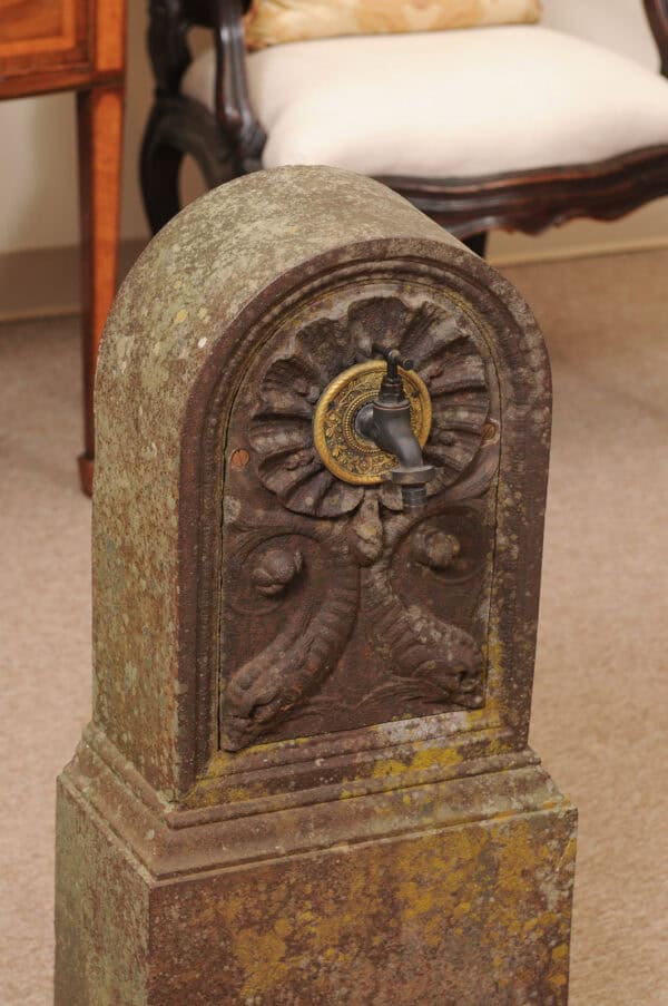 Cast Iron Fountain French ca. 1820 - Image 4