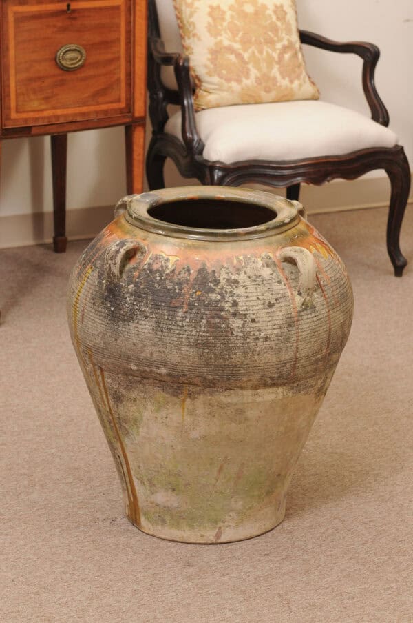 Large Terracotta Pot / Garden Urn 19th C France - Image 6