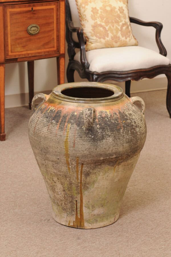 Large Terracotta Pot / Garden Urn 19th C France - Image 7