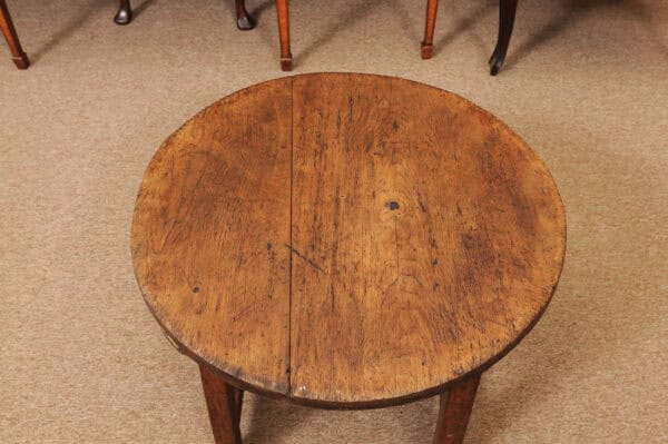 Low 19th Century Continental Elm Milking Table - Image 5