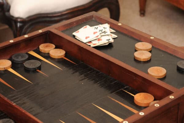 Late 18th Century French Mahogany Tric Trac Table - Image 8