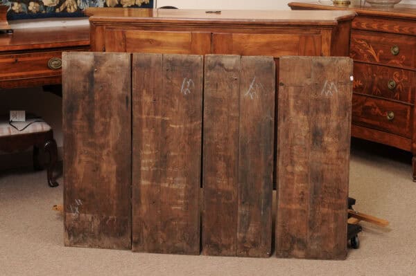 Set of 4 17th Century French Linen Fold Carved Oak Panels. PRICED PER PAIR. - Image 15