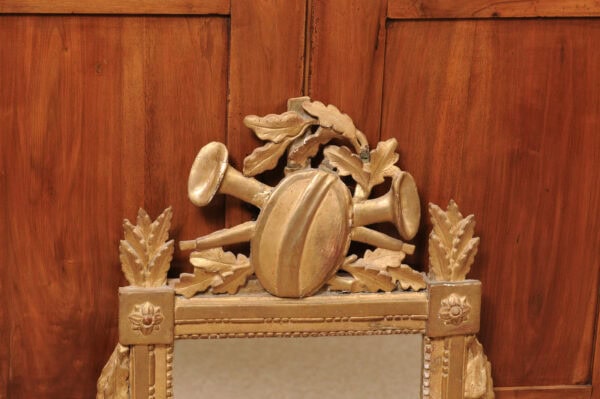 18th Century French Louis XVI Giltwood Mirror - Image 4