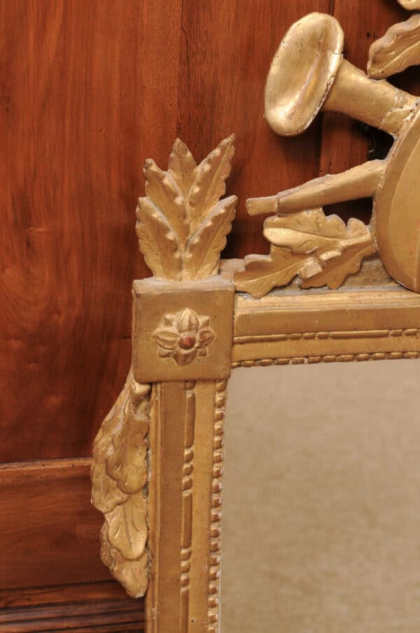 18th Century French Louis XVI Giltwood Mirror - Image 10