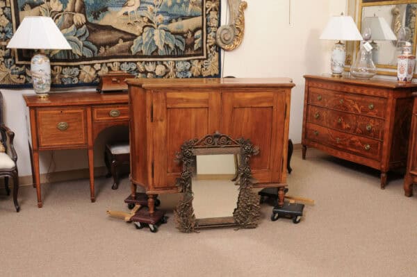 Wrought Iron Mirror France ca. 1900 - Image 13