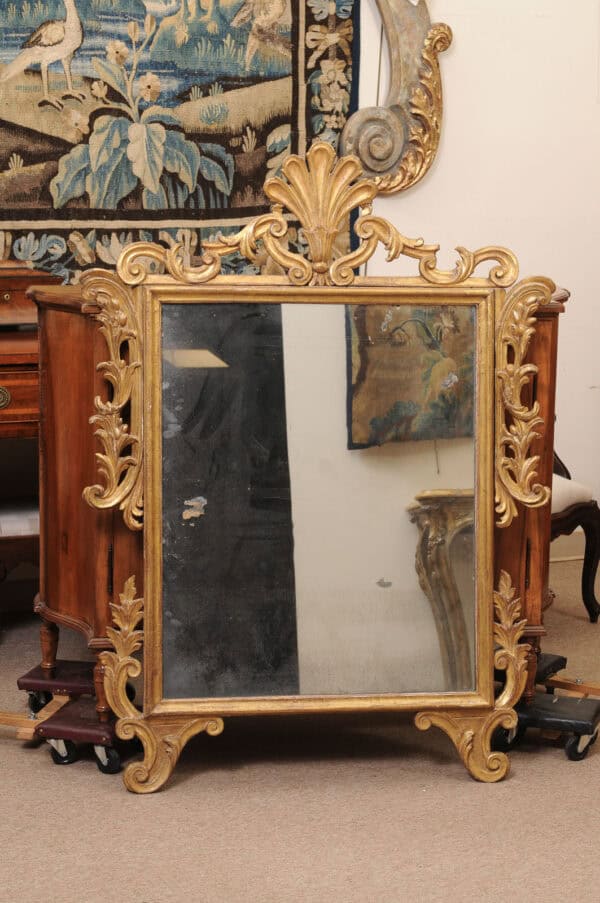 Large Italian Neoclassical Giltwood Mirror, Late 18th Century - Image 3