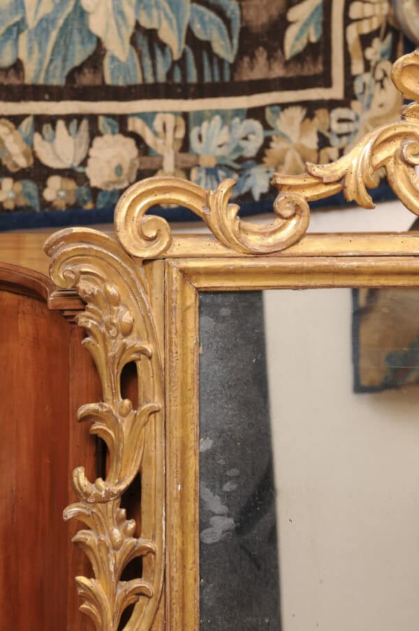 Large Italian Neoclassical Giltwood Mirror, Late 18th Century - Image 5