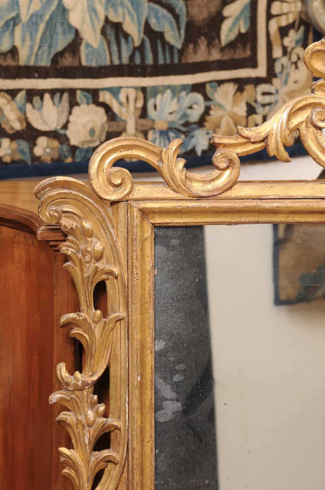 Large Italian Neoclassical Giltwood Mirror, Late 18th Century - Image 5