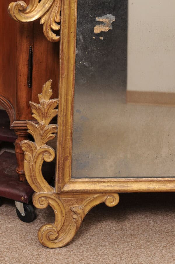 Large Italian Neoclassical Giltwood Mirror, Late 18th Century - Image 7